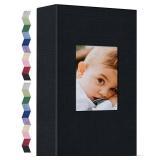 Photo Album 4x6-300 Photos Linen Cover Photo Books with 300 Horizontal Pockets, Slip-in Picture Albums for Family Wedding Anniversary Baby Vacation Pictures - Retail: $20