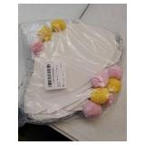 16pcs Birthday Party Cone Hats for Kids: 7 inch Pom Poms Party Supplies & Decorations Paper Colorful Hat for Toddler Girls Boys Baby Shower Photo Props - Retail: $20