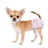 Disposable Dog Diapers Female, Super Absorbent Doggie Diaper, Rapid-Dry Gel Technology Puppy Diapers, Leak-Proof Fit for Cat Doggy in Heat, Excitable Urination, Incontinence, XX-Small - Retail: $21