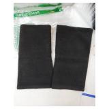 One Pair Cotton Knee Sleeves for Knee Support, Circulation Improvement & Pain Relief, Sport Compression for Running, Pain Management, Arthritis Pain Women Men (Black, Medium) - Retail: $13