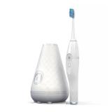 Tao Clean UV Sanitizing Sonic Toothbrush and Cleaning Station, Electric Toothbrush, Dual Speed Setting, White - Retail: $99