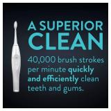 Tao Clean UV Sanitizing Sonic Toothbrush and Cleaning Station, Electric Toothbrush, Dual Speed Setting, White - Retail: $99