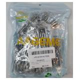 60PCS Stainless Steel Drapery Hook and Pin for Pleated Drapes 4 Prongs Pinch Pleat Clips Traverse Pleater 4 End Curtain Hangers for Window Door Bathroom Curtain - Retail: $13