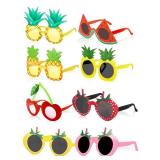 Fruit Eyeglasses Luau Party Sunglasses Funny Sunglasses Dress Props for Hawaiian Beach Luau Theme Party Supplies - Retail: $19