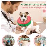 Inflatable Dog Cone Collar Alternative After Surgery, Dog Neck Donut Collar Recovery E Collar, Soft Pet Cone for Small Medium Large Dogs - Retail: $21