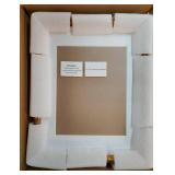 11x14" Picture Frame Wooden, Display Pictures 8"x10" with Mat or 11"x14" Without Mat, Gold Bamboo Poster Frames, Hanging Photo Frame Wall - Retail: $37"