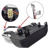 Upgrade Club Car Precedent Golf Cart LED Head Light Kit, Golf Cart Headlight Kit with Bumper for Club Car Precedent Replacement or Upgrade for 2004-UP Golf Carts - Retail: $66