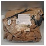 Rectangular Patio Heavy Duty Table Cover - 600D Tough Canvas Waterproof Outdoor Dining Table and Chairs General Purpose Furniture Cover Size 126L x 74W x 28H inch - Retail: $69