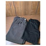 Green Eddie Bauer Dress pants /Black Dress Pants Size 12