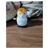 Owl Themed Tapestry Messenger Bag with Decorative Figures