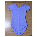 Periwinkle purple Short Sleeve Dance Leotard