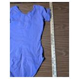 Periwinkle purple Short Sleeve Dance Leotard