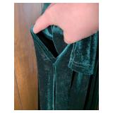 Emerald Green Velvet Maxi Dress