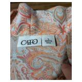 Cato Clothing Bundle - Paisley Dress and Plaid Top