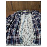 Cato Clothing Bundle - Paisley Dress and Plaid Top