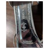 Silver Glitter Block Heel Sandals