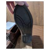 Born Details Brown Leather Boat Shoes