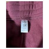 Plus Size 3X Sweatpants Bundle - Just Be and Fruit of the Loom