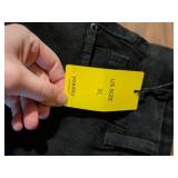 Black Cotton Twill Work Pants Size XL