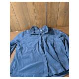 Energy Zone Navy Blue Fleece Button-Up Jacket
