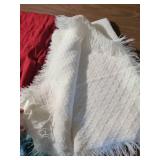 Scarf Collection Set - Red, White and Blue Paisley