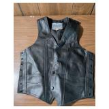 National Leather Motorcycle Vest Size 38