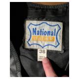 National Leather Motorcycle Vest Size 38