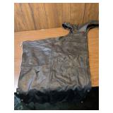 Hot Leathers Black Leather Motorcycle Chaps