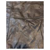 Hot Leathers Black Leather Motorcycle Chaps