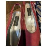 Colin Stuart Red Slingbacks & East 5th Navy Strappy Sandals