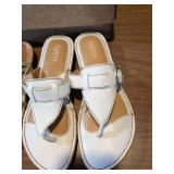 Born Leather Sandals Set - White and Green