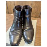 Black Leather Ankle Boots - Made in Brazil
