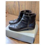 Black Leather Ankle Boots - Made in Brazil