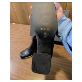 Glacee Black Sport Calf Ankle Boots Size 10M