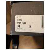 Glacee Black Sport Calf Ankle Boots Size 10M