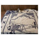 Boeing 75th Anniversary Commemorative Throw Blanket