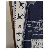 Boeing 75th Anniversary Commemorative Throw Blanket