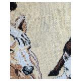 Horse Collection Woven Throw Blanket