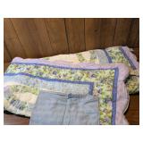 Handmade Floral Cotton Quilt