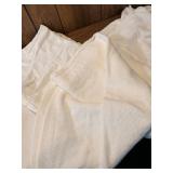 100% Cotton White Fabric by the Yard