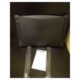 Kantek MS500 20 in. x 13-1/4 in. Height-Adjustable Wide Two-Level Stand - Black - Retail: $35