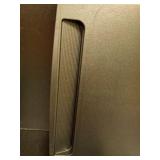 Kantek MS500 20 in. x 13-1/4 in. Height-Adjustable Wide Two-Level Stand - Black - Retail: $35