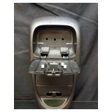 PTNHZ Overhead Console Assembly w/Sunglass Holder Bin & Garage Door Opener Cover Compatible with Ford F-250/F-350/F-450/F-550 Super Duty Truck 02-04 2C3Z-25519A70-AAC (Black) - Retail: $28