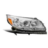 VehicleAid Projector Headlight Assembly [Halogen Model] Replacement for 2013-2015 Chevy Malibu / 2016 Limited OE Style Factory Headlamp, Right Passenger Side - Retail: $86