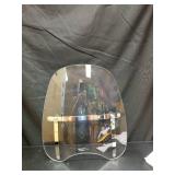 Areyourshop Large 18\"x16\" Windshield Windscreen (for 7/8\", 1\" Handlebars) for Harley Sportster Dyna Touring Softail for Honda CT125 Cruisers & Standards for Kawasaki Vulcan 900, for Suzuki Savage 