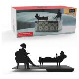 Artori Design Tissue Box Cover Rectangular in Her Treatment - Psychologist Gifts, Thank You Gifts for Women Therapist Office Decor, Private Practice Flat Box Tissue Holder for Office Decoration - Reta