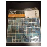 YOFUN Blue Marble Peel & Stick Tiles - Retail: $15