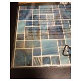 YOFUN Blue Marble Peel & Stick Tiles - Retail: $15
