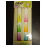 Lifelines Assorted Colors & Scented Stacking Highlighters  Infused with Essential Oil Blends  2 Pack - Retail: $13