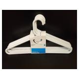 5pk Super Heavyweight Plastic Hanger White - Room Essentialsâ¢: Heavy Duty Clothes Storage & Organization Hangers - Retail: $13
